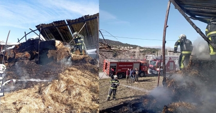 SAMANLIKTA ÇIKAN YANGIN KORKU YAŞATTI
