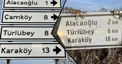 ŞAŞIRTAN TABELALAR YOLU UZATIYOR