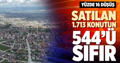 SATILAN 1.713 KONUTUN 544’Ü SIFIR