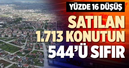 SATILAN 1.713 KONUTUN 544’Ü SIFIR