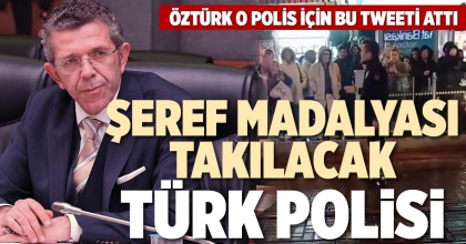 ŞEREF MADALYASI TAKILACAK TÜRK POLİSİ