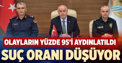 SUÇ ORANI DÜŞÜYOR