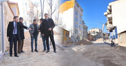 TAVAS İLÇE MERKEZİNDE ÜST YAPI DÜZENLEMESİ