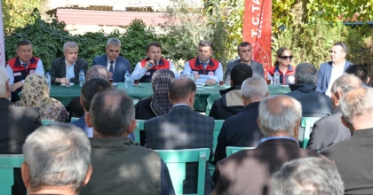 ÜRETİCİLERLE BULUŞMA SÜRÜYOR