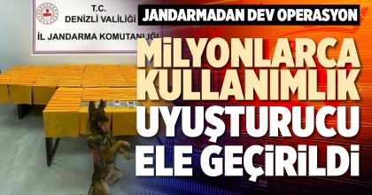 MİLYONLARCA KULLANIMLIK UYUŞTURUCU ELE GEÇİRİLDİ