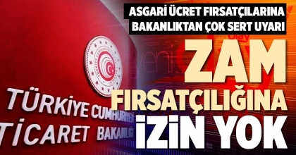 ZAM FIRSATÇILIĞINA İZİN YOK
