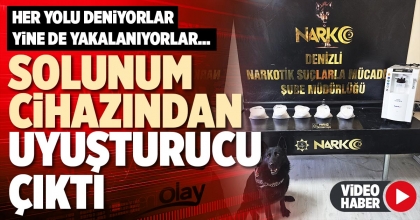 SOLUNUM CİHAZINDAN UYUŞTURUCU ÇIKTI