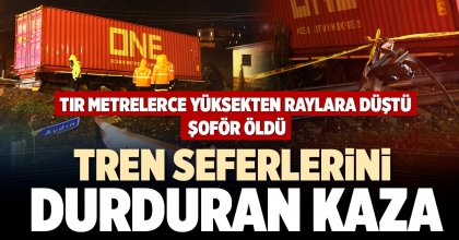 TREN SEFERLERİNİ DURDURAN KAZA