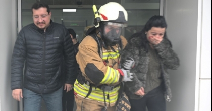 MASKİ’DE YANGIN TATBİKATI
