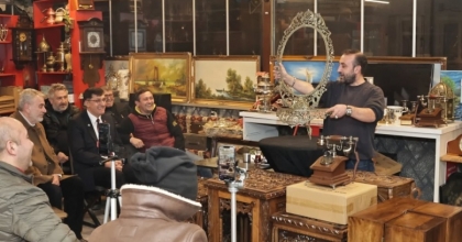 BAŞKAN KAHVECİ, ANTİKA VE MEZAT BULUŞMALARINA KATILDI