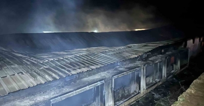 UŞAK’TA BOŞ TAVUK ÇİFTLİĞİNDE ÇIKAN YANGIN KORKUTTU
