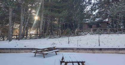 MANİSA SPİL DAĞI MİLLİ PARKI BEYAZA BÜRÜNDÜ
