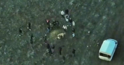 KÖPEK DÖVÜŞTÜREN ŞAHISLARA JANDARMADAN DRONLU BASKIN