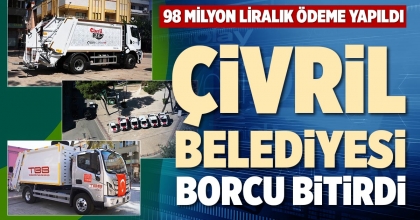 ÇİVRİL BELEDİYESİ BORCU BİTİRDİ