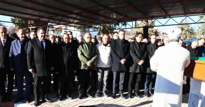 BAŞKAN BAŞKAFA SON YOLCULUĞUNA UĞURLANDI