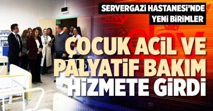 ÇOCUK ACİL VE PALYATİF BAKIM HİZMETE GİRDİ