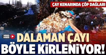 DALAMAN ÇAYI BÖYLE KİRLENİYOR!