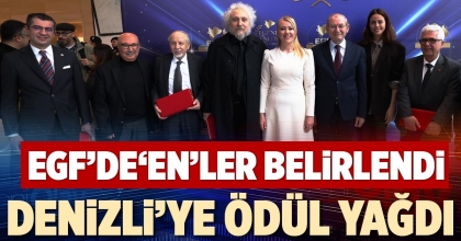 DENİZLİ’YE ÖDÜL YAĞDI