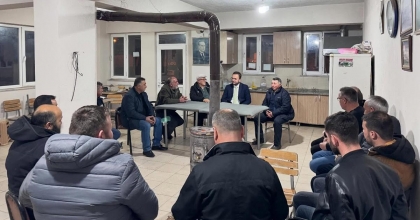 DERE VATANDAŞLAR İLE BİR ARAYA GELDİ