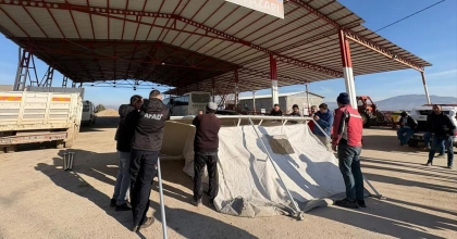 DESTEK EKİPLERİNE ÇADIR KURMA EĞİTİMİ