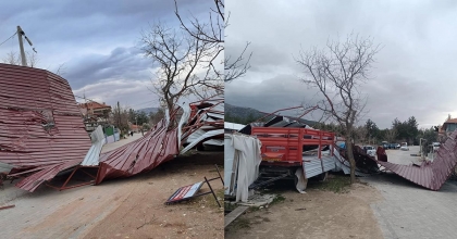 FIRTINA ÇAL’DA ETKİLİ OLDU