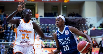 HALKBANK KADINLAR TÜRKİYE KUPASI: GALATASARAY: 66 - EMLAK KONUT: 64