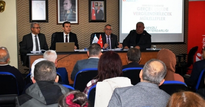 GERÇEK USULE GEÇECEK ESNAF BİLGİLENDİRİLDİ