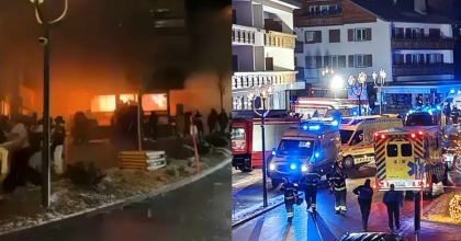 İSVİÇRE KAYAK MERKEZİNDEKİ YANGINDA 40 KİŞİ ÖLDÜ