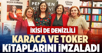 KARACA VE TOKER KİTAPLARINI İMZALADI