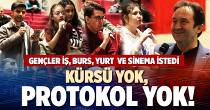 KÜRSÜ YOK,  PROTOKOL YOK!