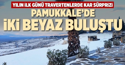 PAMUKKALE’DE İKİ BEYAZ BULUŞTU