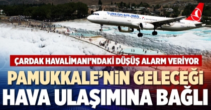 PAMUKKALE’NİN GELECEĞİ HAVA ULAŞIMINA BAĞLI