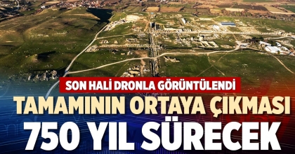 TAMAMININ ORTAYA ÇIKMASI 750 YIL SÜRECEK