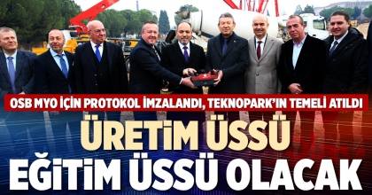ÜRETİM ÜSSÜ EĞİTİM ÜSSÜ OLACAK