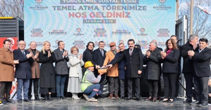 YUNUS EMRE SOSYAL TESİSİ TEMELİ ATILDI