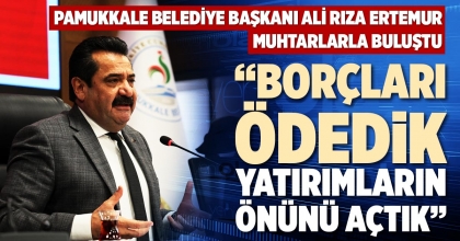 “BORÇLARI ÖDEDİK, YATIRIMLARIN ÖNÜNÜ AÇTIK”