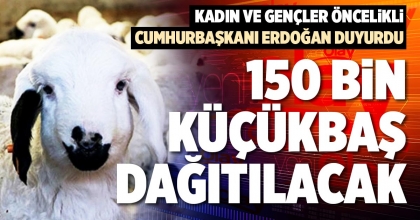 150 BİN KÜÇÜKBAŞ DAĞITILACAK 