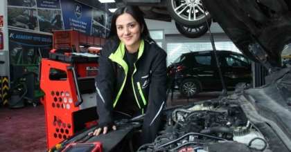 SANAYİNİN ’MERYEM USTA’SI HAYALİNE KAVUŞTU, ARTIK İŞİNİN PATRONU