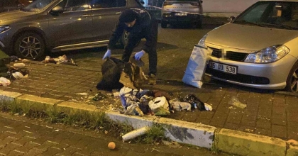 AYDIN’DA HASTANE ÖNÜNDEKİ ŞÜPHELİ VALİZDEN GİYECEK ÇIKTI
