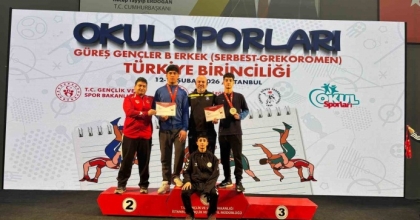 MANİSALI GÜREŞÇİLERDEN TÜRKİYE ŞAMPİYONASI’NDA 2 BRONZ MADALYA