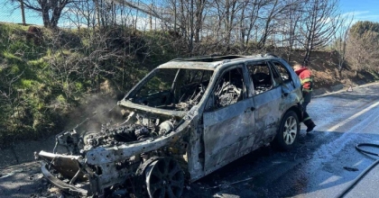 UŞAK’TA YANGIN ÇIKAN CİP KÜLE DÖNDÜ
