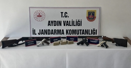 DİDİM’DE RUHSATSIZ SİLAH OPERASYONU
