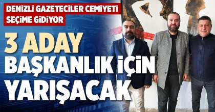 3 ADAY BAŞKANLIK İÇİN YARIŞACAK