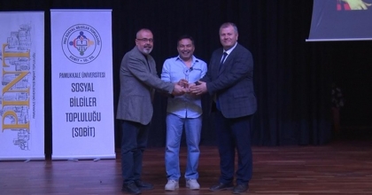 AHMET ŞERİF İZGÖREN PAÜ’DE ÖĞRENCİLERLE BULUŞTU