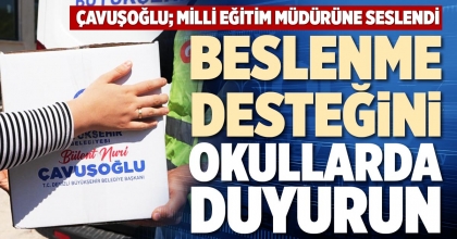 BESLENME DESTEĞİNİ OKULLARDA DUYURUN