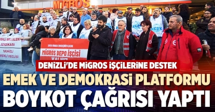 EMEK VE DEMOKRASİ PLATFORMU BOYKOT ÇAĞRISI YAPTI