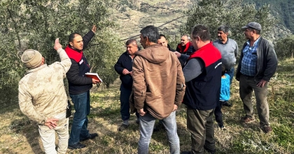 ÇATAK’TA ZEYTİN ÜRETİCİLERİNE EĞİTİM