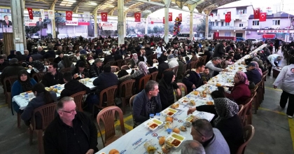 ÇİVRİL’DE BİNLER AYNI SOFRADA BULUŞTU