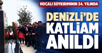 DENİZLİ’DE KATLİAM ANILDI