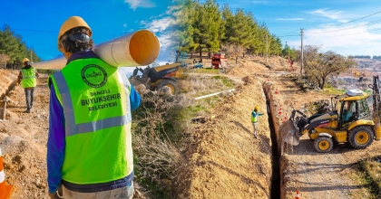 DESKİ’DEN ÇAL’A 3,5 MİLYON TL’LİK ALTYAPI YATIRIMI